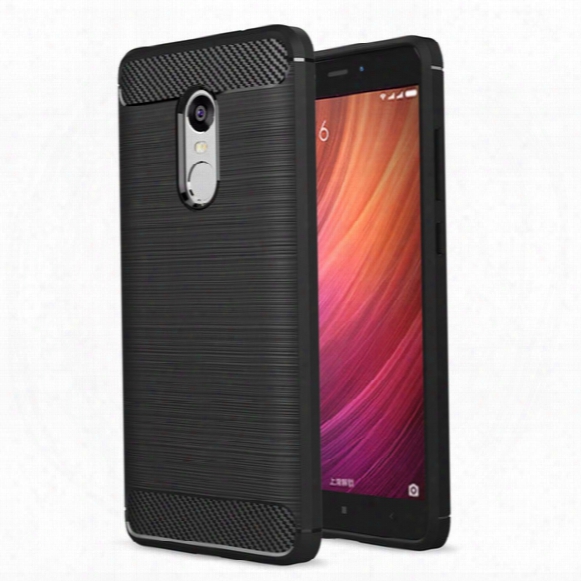 Xiaomi Redmi 4 Pro 4x 4a 3s Note 4 4x 3 2 Case Silicone Carbon Fiber Brush Soft Phone Cover For Iphone 7