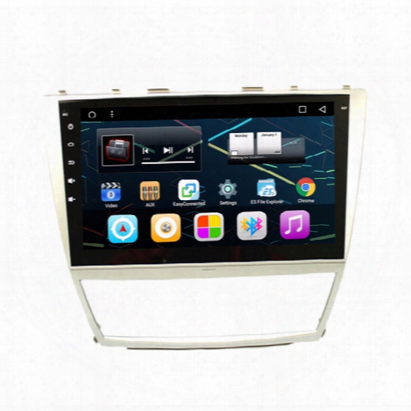 10.2" Touch Screen Android 6.0.1 Auto Stereo Car Dvd For Toyota Camry 2007-2011 Gps Navigation Rds Wifi 4g Obd Dvr Radio Mirror Screen