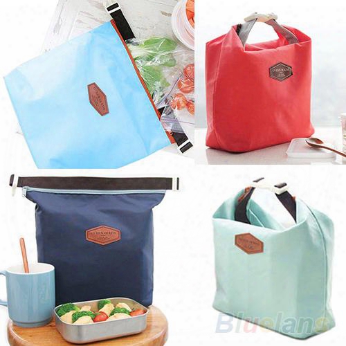 10pcs Thermal Cooler Insulated Waterproof Lunch Carry Storage Picnic Bag Pouch Lunch Bag 12vv