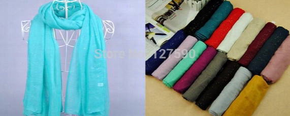 2016 New Design Women Glitter Shawls Plain Hijab Pure Color Wrap Long Muslim Wrap Scarves/scarf 10pcs/lot