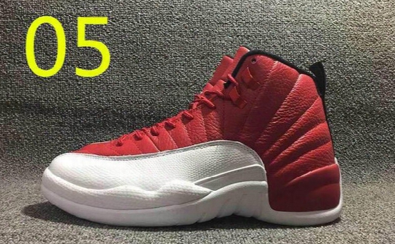 2016 New Retro 12 Gym Red Masters French Blue Flu Game Carolina Taxi Mens Basketball Shoes With Box