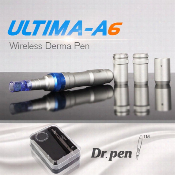 2016 Newest Derma Pen High Quality Dr.pen Ultima A6 Auto Electric Micro Needle Pen 2 Batteries Rechargeable Korea Dermapen