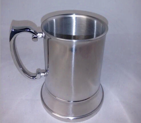 24pcs/carton High Quality Mirror 450ml Double Wall Stainless Steel Tankard,stainless Steel Beer Mug,stainless Steel Stein