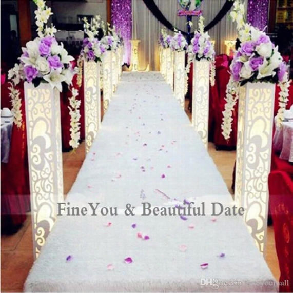 4pcs/lot 115*20*20cm Luxury Wedding Carved Pillar Wedding Road Lead Stand