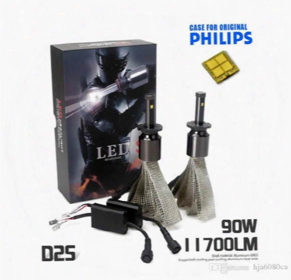 90w 11700lm For Genuine Phillps Car Led Headlight Kit Set H1 H3 H4 H7 H9 H11 9004 9005 Hb3 9006 Hb4 9007 Hb5 9012 H13 9008