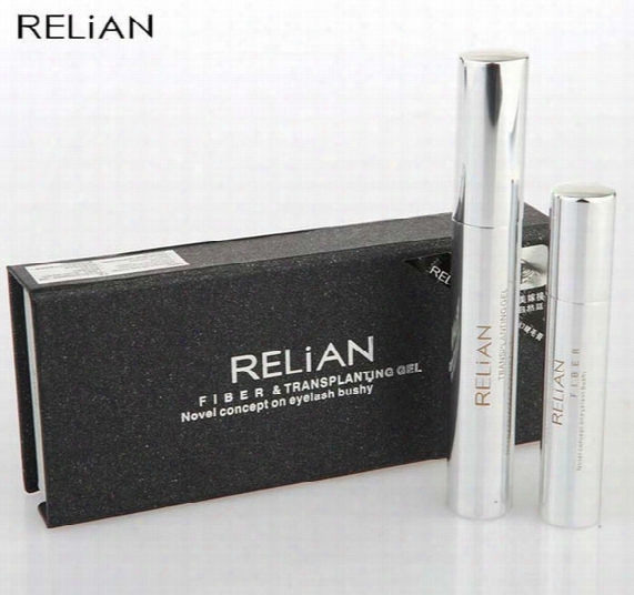 Black Relian Fiber Transplanting Gel Novel Concept On Eyelash Beauty Eye Mascara Longer Eye Lash Waterproof Curling Thick Makeup Tool #71272