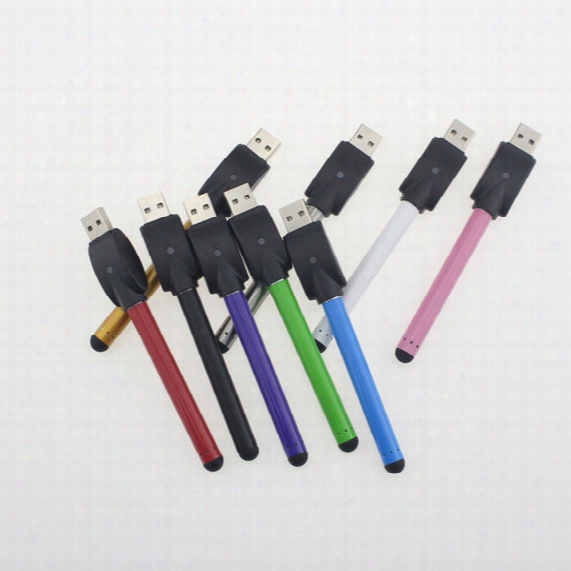 Colorful O Pen Vape Ce3 Touch Battery With Usb Charger 510 Thread For Ce3 Vaporizer Pen Cartridges E Cigarette Cartridge Vaporizer