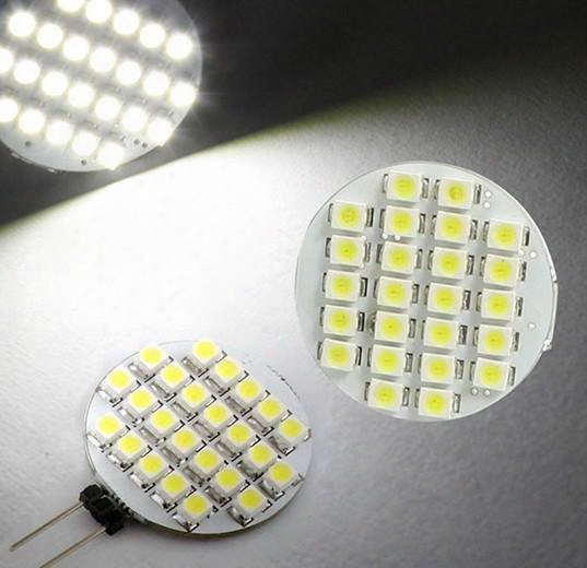 Dc 12v Pure White Warm White G4 24 Led 3528 Smd Spot Indoor Car Truck Rv Landscape Light