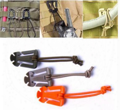 Edc Gear Web Dominator Molle Backpack Carabiner, Edc Tool, Elastic Rope Webbing Buckle Winder