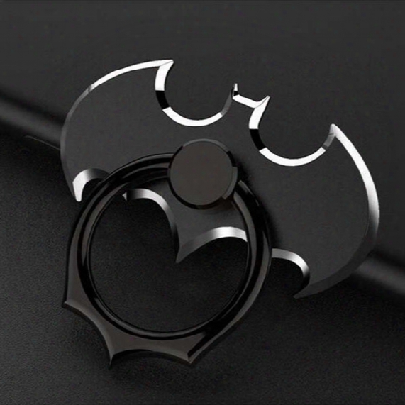 Fashion Universal Mobile Phone Ring 360 Degree Batman Cell Phone Ring Holder Finger Grip Tablet Metal Ring For Iphone7 Car Using Phone Stand