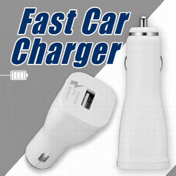 For Samsung Fast Car Charger Original Quality 5v-2a Output 100% Quick Charging Usb Flash Charge For S7 S8 Note 8 Opp Bag