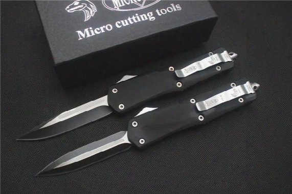 Free Shipping High Quality Microtech A07 Troodon Knife Blade:440 Handle:zinc Alloy(cnc) Auto Outdoor Pocket Edc Toolls Gifts