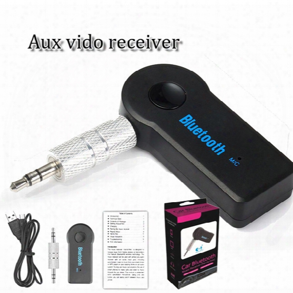 Handfree Wireless 3.5mm Aux Audio Car Bluetooth Edup V 3.0 Fm Transmitter Stereo Music Receiver A2dp Multimedia Receiver Adapter Car Acc