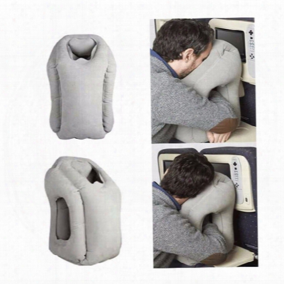Inflatable Cushion Travel Pillow The Most Diverse & Innovative Pillow For Traveling Airplane Pillows Neck Chin Head Support Car Airplane