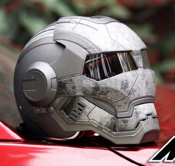 Iron Man Helmet Automic Man Dot Ironman Helmet Motorcycle Motorbike Iron Man 610 Masei Open Face Factory Wholesale