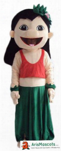 Lilo Pelekai Mascot Suit Cartoon Character Mascots Fancy Dress Costume Kids Carnival Party Dress