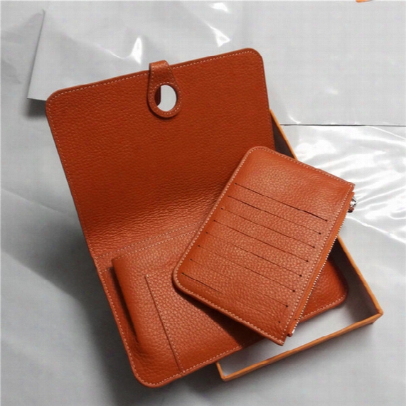 M109 Genuine Leather Card Holder Clutch Purse Women Wallet Handbag Brand Designer Free Shipping Fashion Luxury Promotional Discount