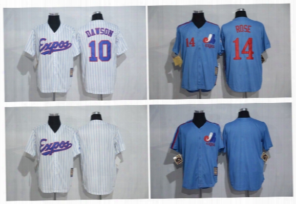 Montreal  Expos 8 Gary Carter 10 Andre Dawson 14 Pete Rose 27 Vladimir Guerrero 30 Tim Raines 45 Pedro Martinez Throwback Baseball Jerseys