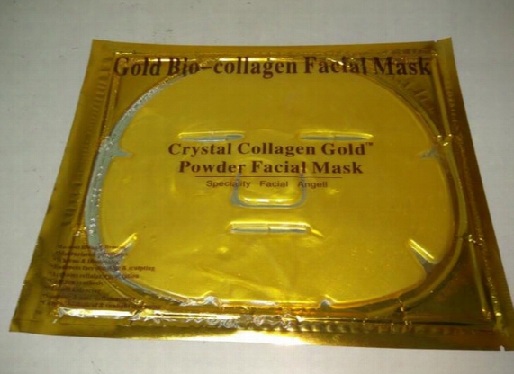 New Gold Powder Collagen Albumen Crystal Facial Mask Girl Woman Skin Care Gel Face Mask Masks Facial Peels Free Dhl
