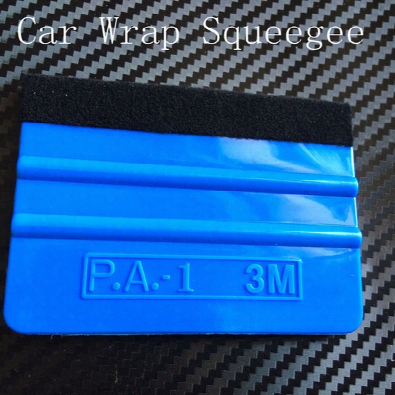 Pro 3m Squeegee Felt Squeegee Vehicle Window Vinyl Film Car Wrap Ap Plicator Tool Scraper 100pcs/lots Dhl Free Shiping