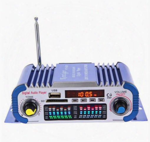 Sales Hy601 Hi-fi Mini Digital Motorcycle Auto Stereo Power Car Amplifier 12v Audio Music Player Support Usb Mp3 Fm Sd