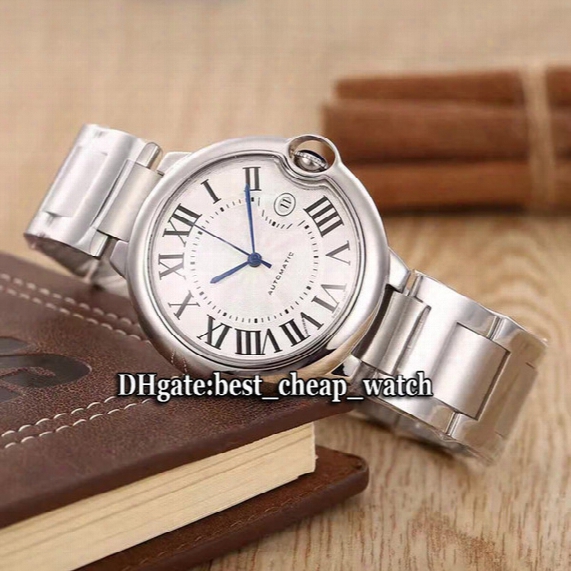 Super Clone Brand Luxury White Dial W69012z4 Silver Bezel Automatic Mens Watch 42mm 361l Stainless Steel Band Gent Watch New Cheap Watches