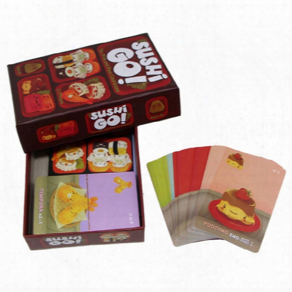 Sushi Go Board Game The Pick And Pass Cards Game 2-5 Players Family Game For Children Trading Card Games Ooa1839