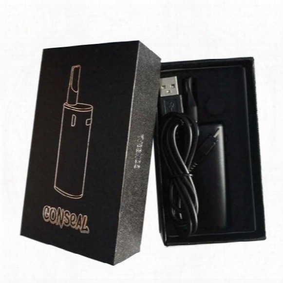 Vape Bin Ecig Starter Kits Conseal E Cig 650mah Oil Bud Box Mod Authentic 0.3ml Ce3 Cartridge Atomizer Portable Vaporizer Dhl Free