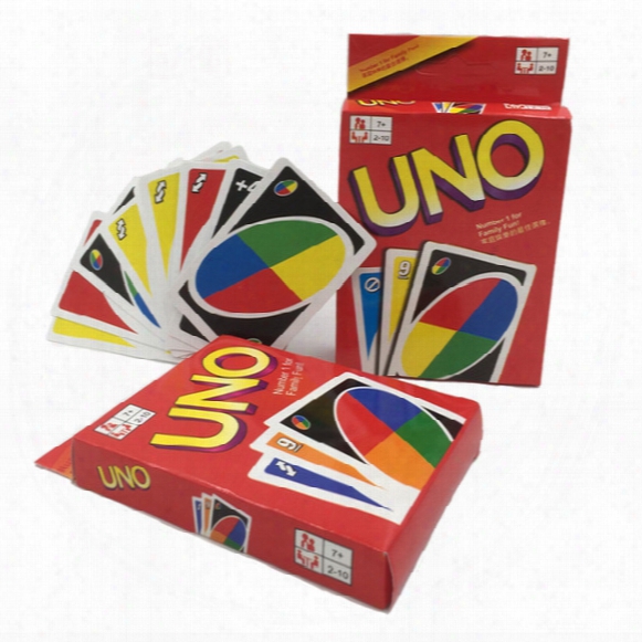 2017 New Arrival Family Funny Entertainment Board Game Uno Fun Poker Playing Cards Puzzle Games Brand New