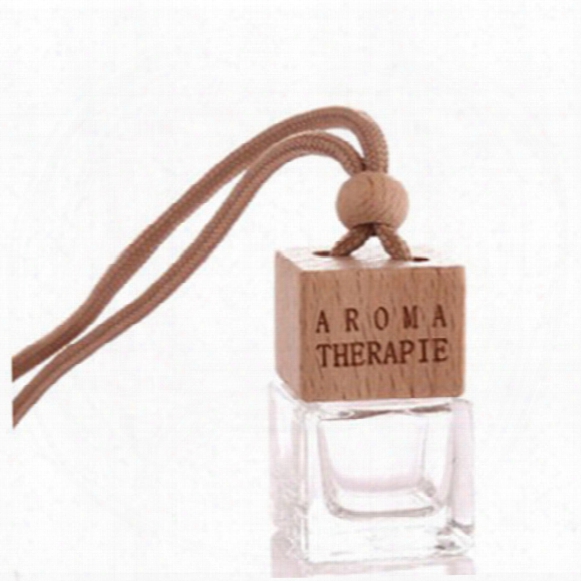6 Ml Car Scenter Car Air Freshener Decoration Essential Oil Perfume Empty Bottle Colorful Hang Rope Padent Aromatherapy Diffuser 83-1028a