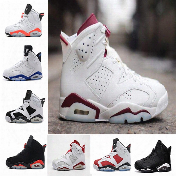 Air Retro 6 Mens Basketball Shoes Hare Carmine White Infrared Black Cat Sports Blue Olympic Oreo Angry Bull Olympic Maroon Sports Sneakers