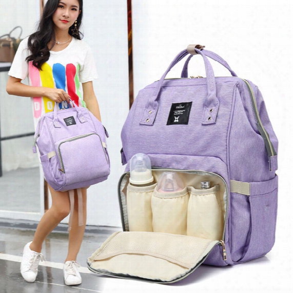 Brand Designer Baby Diaper Bag Backpack Big Capacity Baby Care Mother Backpack Organizer Waterproof Traveling Nappy Changing Bag