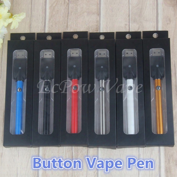 Bud Button Vape Pen Ce3 Battery Oil Cartridge Pens Diameter 9.6mm For Ce3 A3 Tank Vaporizers Electronic Cigarette Smok Hot Sale