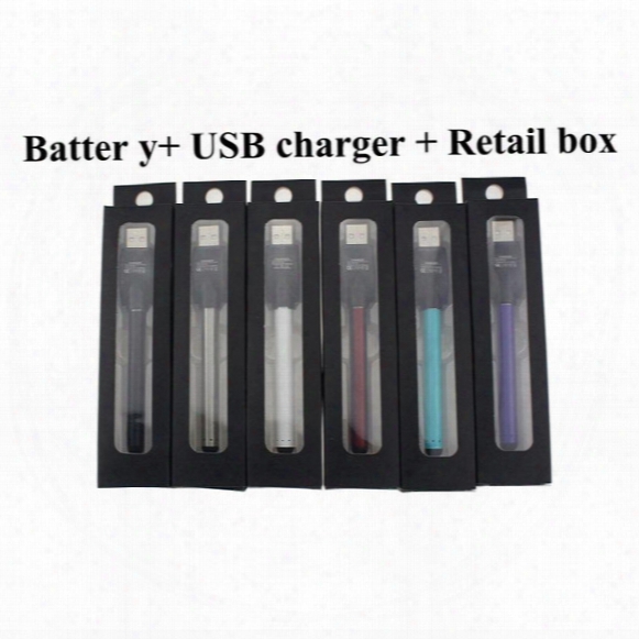 Bud Touch Battery With Usb Charger 510 Thread E Cigarette 280mah Battery Vaporizer O-pen Cartridges For Ce3 Atomizer