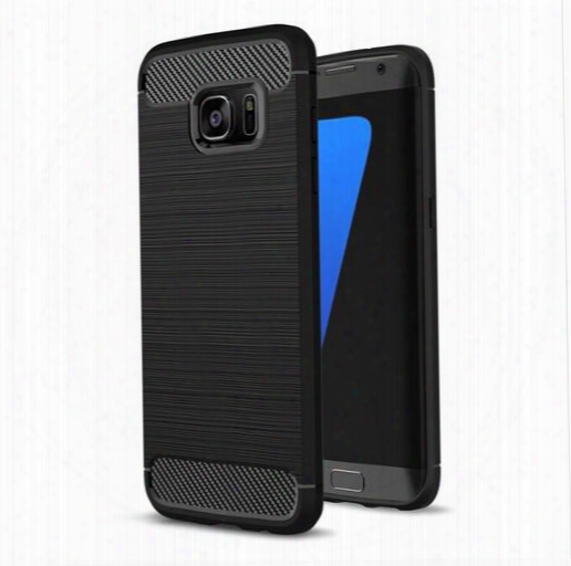 Carbon Fibre Brushed Tpu Case For Samsung Galaxy S8 S8 Plus
