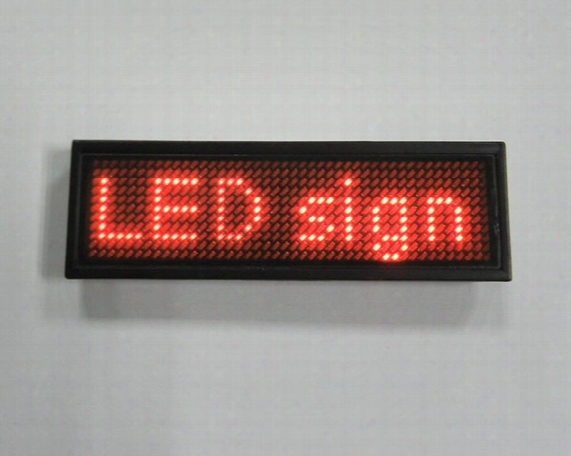 (direct Manufacter)led Scrolling Message Card For Hotel Worker Use ,waiters Led Name Badge,programmable Led Scrolling Name Tag