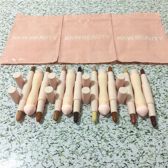 Dropshipping Kylie Kkw Beauty Highlighters Sticks/contours Stick/contours Brush Cream Contour Kim Kardashian 2 In 1 Makeup Set