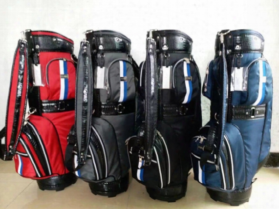 Honma Golf Bag Black Red Gray Navy Nylon And Leather Golf Caddy Bag Golf Cart Bag