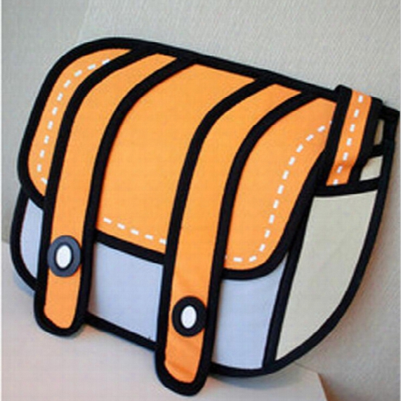 Hot Sales 2017 New Fashion Woman Bags 2d Cartoon Bag Messenger Shoulder Crossbody Bag Bolsa Feminina Bolsosde Ombro High Quality 3d Handbag