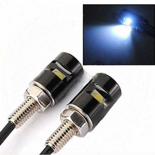 Motorcycle Led License Plate Lights 12v Smd 5630 Car Auto Front Tail Number Lamps Bulbs Styling Screw Bolt White