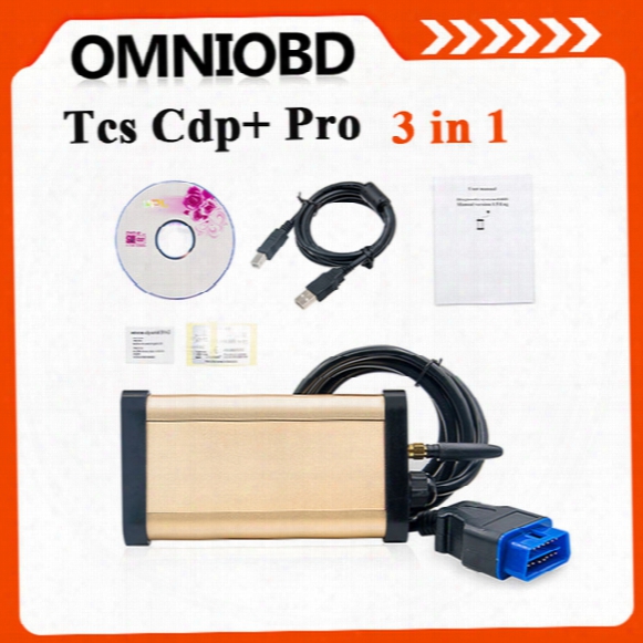New Arrival 3 In 1 Tcs Pro With Oki Chip Bluetooth Gold 2014.02 No Keygen Cars Trucks Diagnostic Free Shipping