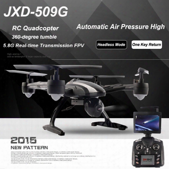 Original Jxd 509g Jxd509g Rc Quadcopter Drone 5.8g Fpv With 2.0mp Hd Camera Automatic Air Pressure High Headless Mode One Key Return