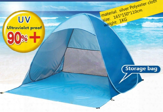 Quick Automatic Opening Hiking Tents Outdoors Camping Shelters 50+ Uv Protection Tent For Beach Travel Lawn Home 10 Pcs Multicolor Dhl/fedex