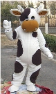 black and white Cow Mascot Costumes Cartoon Character Adult Sz 100% Real Picture