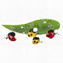 Cartoon Beetle Kids Room Ceiling Fixtures Cute Wooden Boy Girl Room Ceiling Lights Children Bedroom Ceiling Lamp