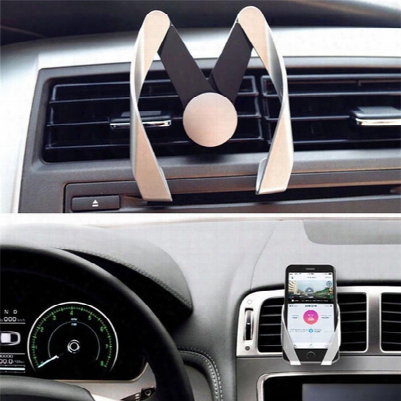 Universal Adjustable M Model Holder In Car Phone Holders Air Vent Mount Support Phone Bracket Stand Holder For Iphone 8 Samsung Note 8 New