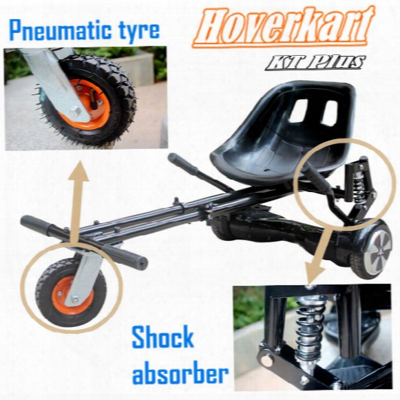 Us Stock Adjustable Hoverboard Go Kart Equipment For 6.5/8/10 Inch Hover Board Best Electric Scooter Skateboard Cart Attachments/accessories
