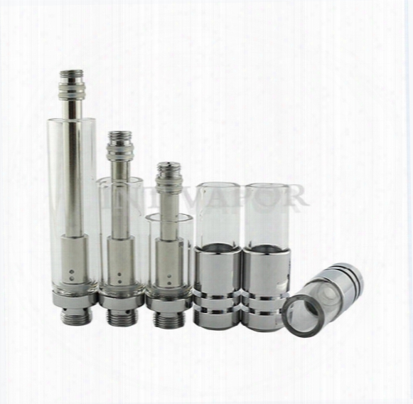 Vaporizer Cartridge 510 Thread Glass Tank Atomizer 92a3 Vape Round Mouthpiece Dual Coil For Thick Oil-03