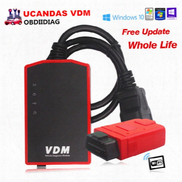 Wifi Vdm Ucandas Vdm V3.9 Auto Diagnostic Scanner Obd2 Supports Auto Full Systems For Windowspc / Android Free Update Lifetime