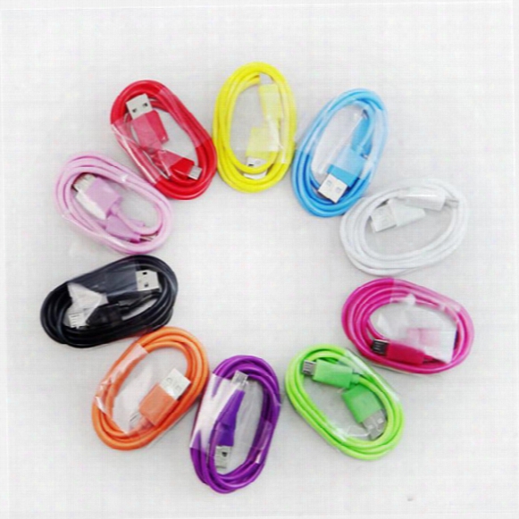1m/2m/3m Micro V8 Mini Usb Sync Charger Cable For Smartphone Nokia Lg Sony Htc Car Android Smart Mobile Cell Phone Cables